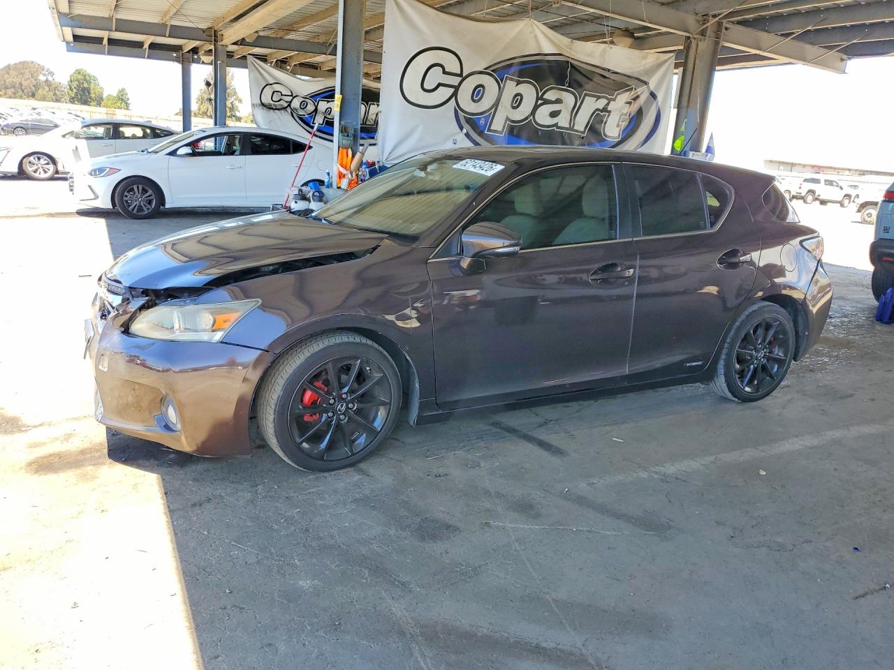 2013 Lexus CT 200h, VIN JTHKD5BH8D2164179 — Front end