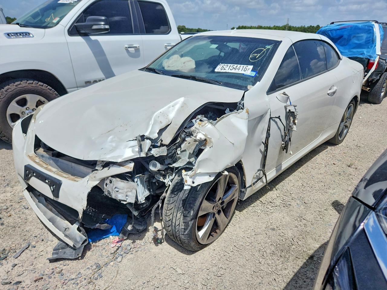 2012 Lexus IS 350 C, VIN JTHFE2C26C2507383 — Front end