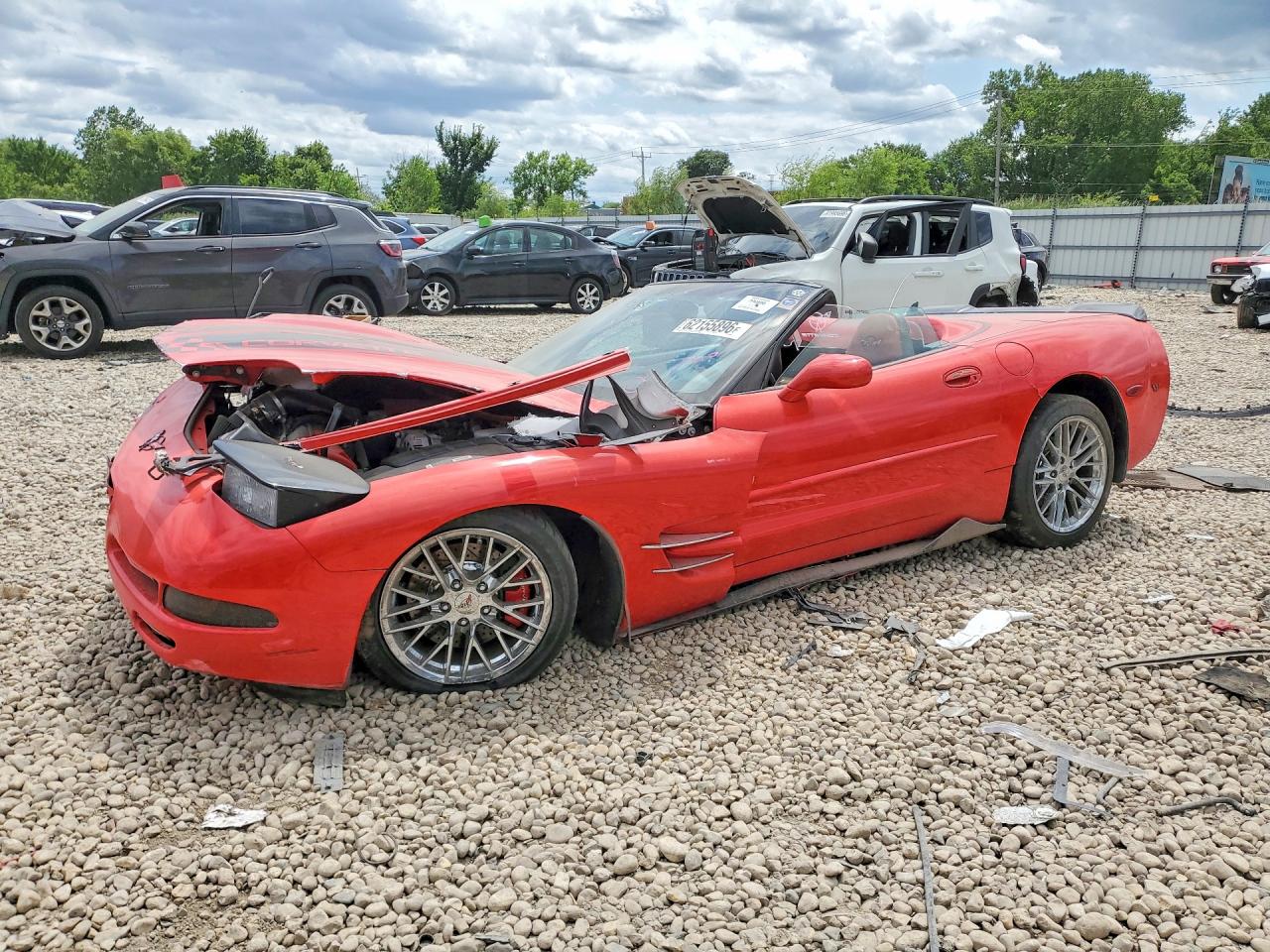 2000 Chevrolet Corvette, VIN 1G1YY32G1Y5124888 — Front end