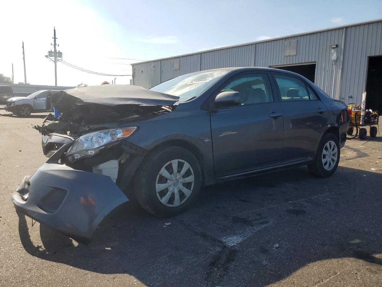 2011 Toyota Corolla LE, VIN JTDBU4EE4B9128832 — Front end