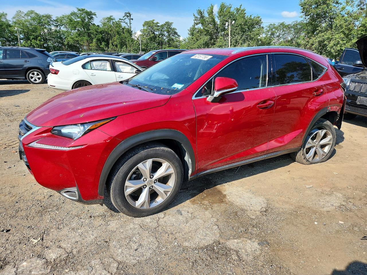 2017 Lexus NX 200t F Sport, VIN JTJYARBZ7H2078398 — Зад