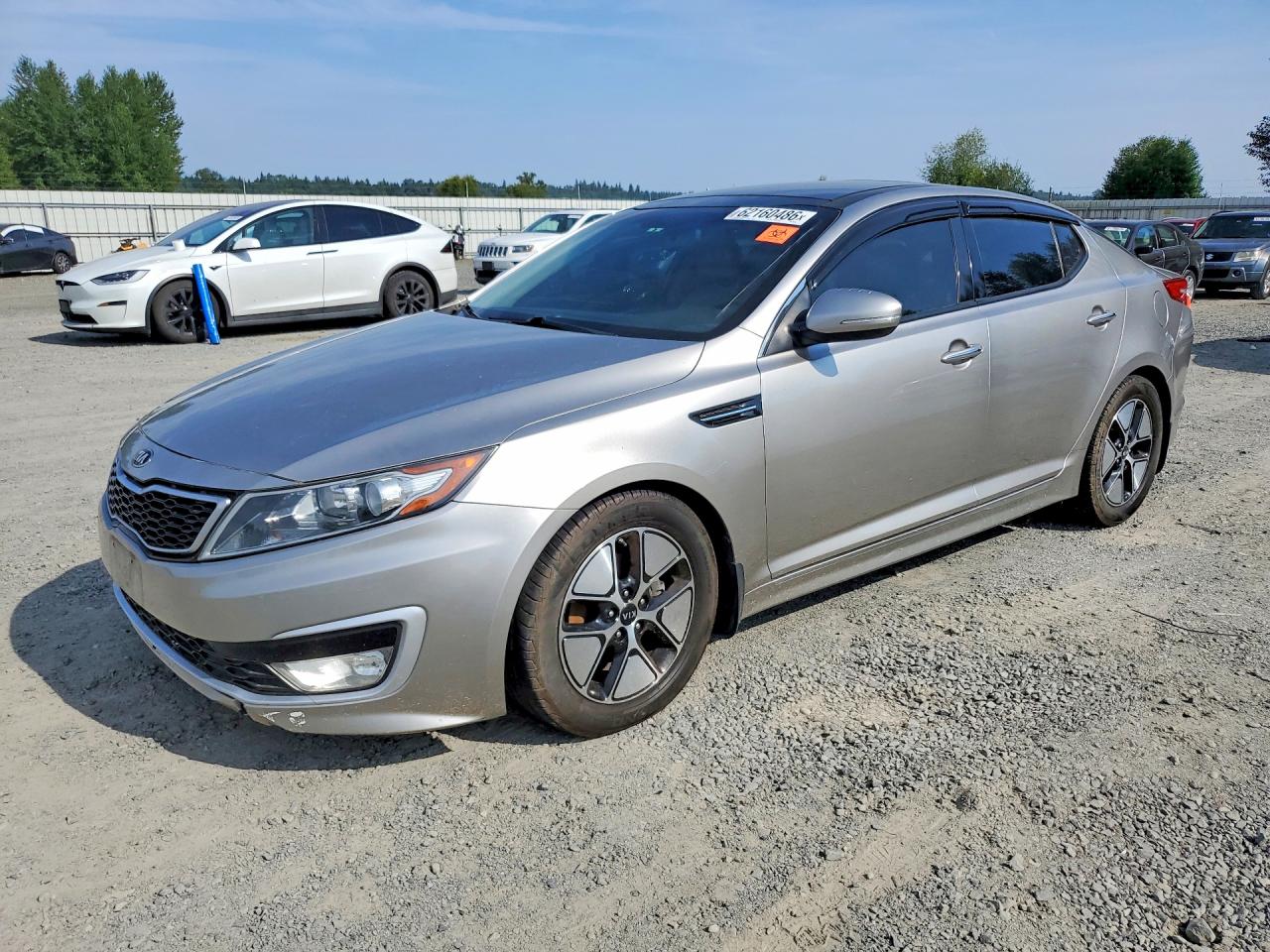 2012 Kia Optima Hybrid, VIN KNAGM4AD8C5030718 — Water / flood