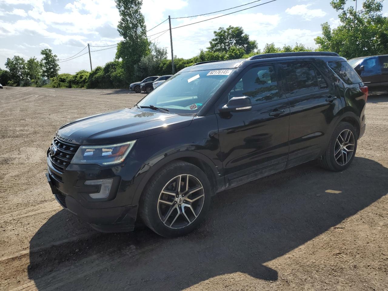 2017 Ford Explorer Sport, VIN 1FM5K8GT5HGA18541 — Rear end