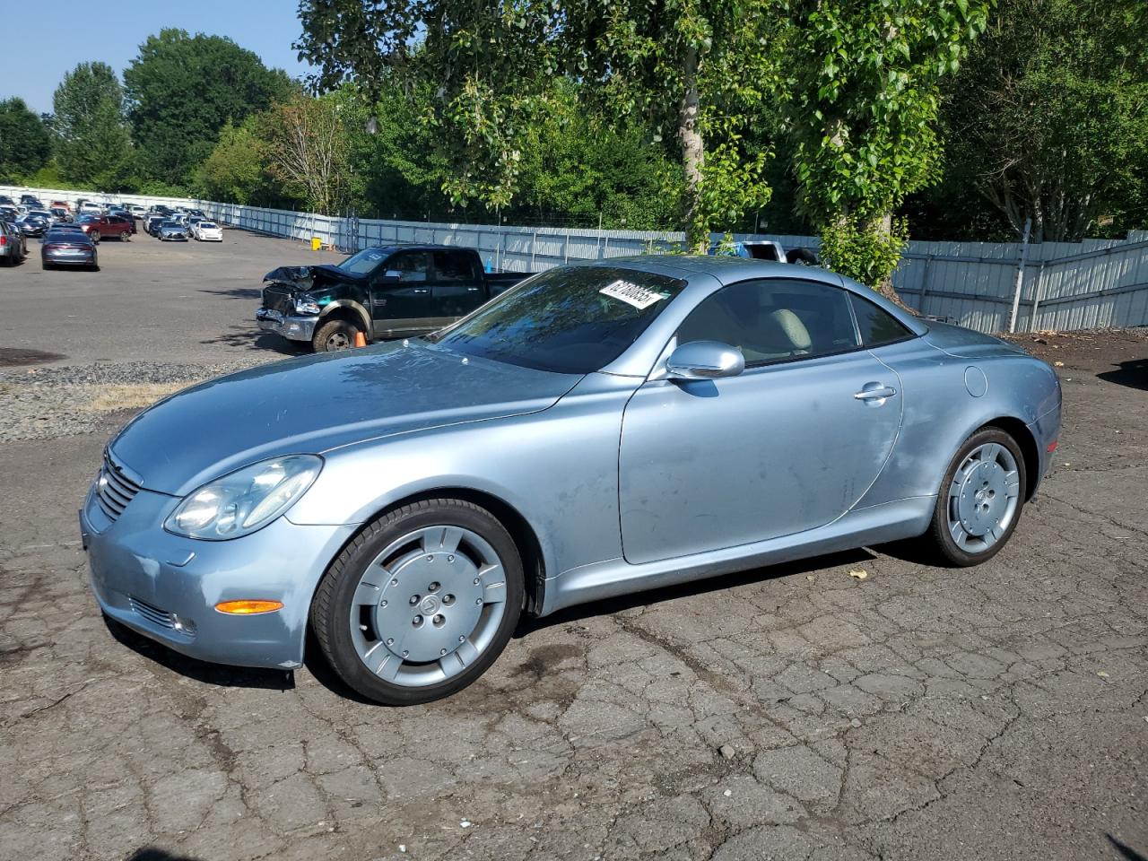 2004 Lexus SC 430, VIN JTHFN48Y740051187 — Interior fire