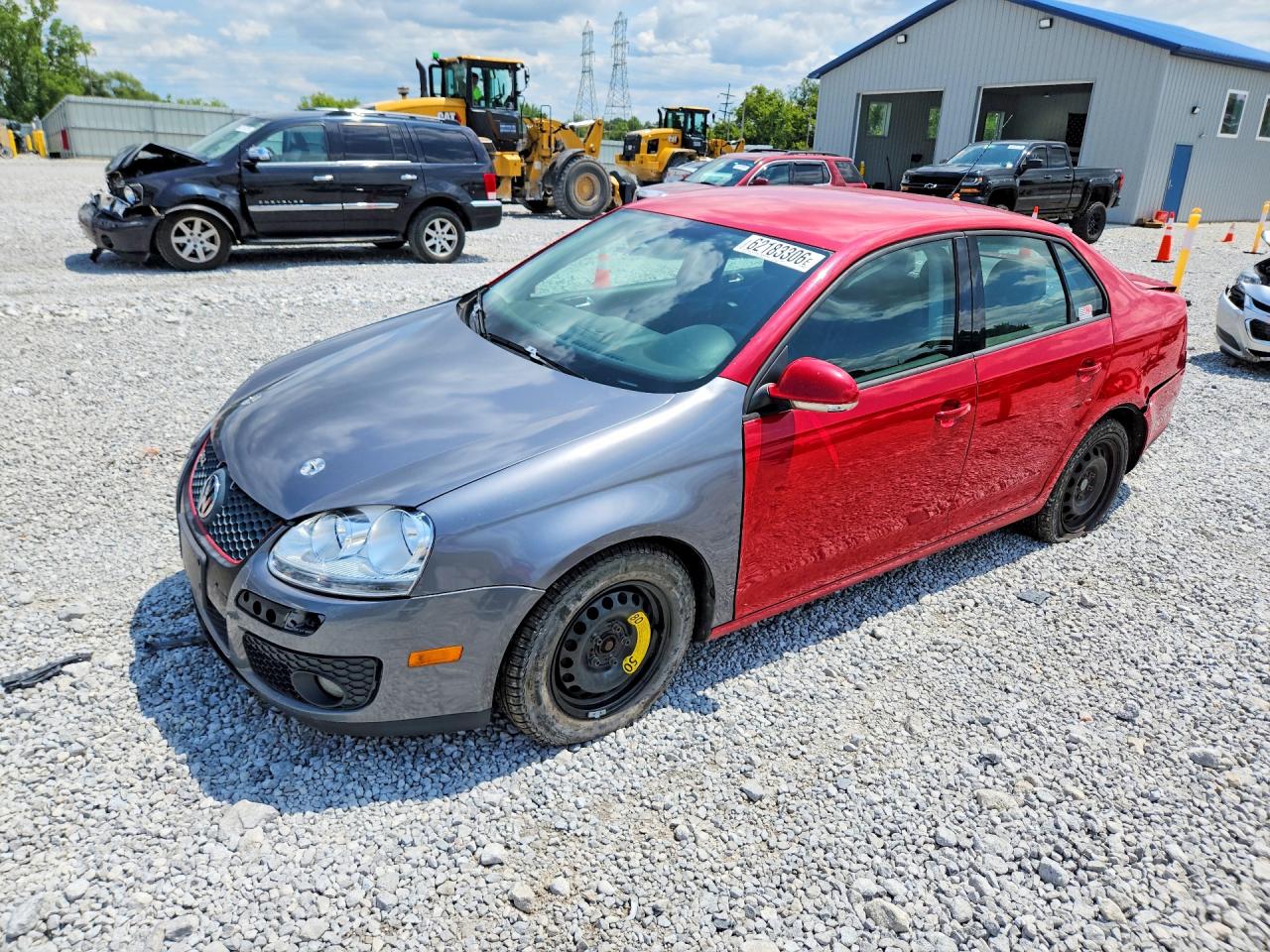 2008 Volkswagen Jetta S, VIN 3VWJM71K08M073683 — Зад