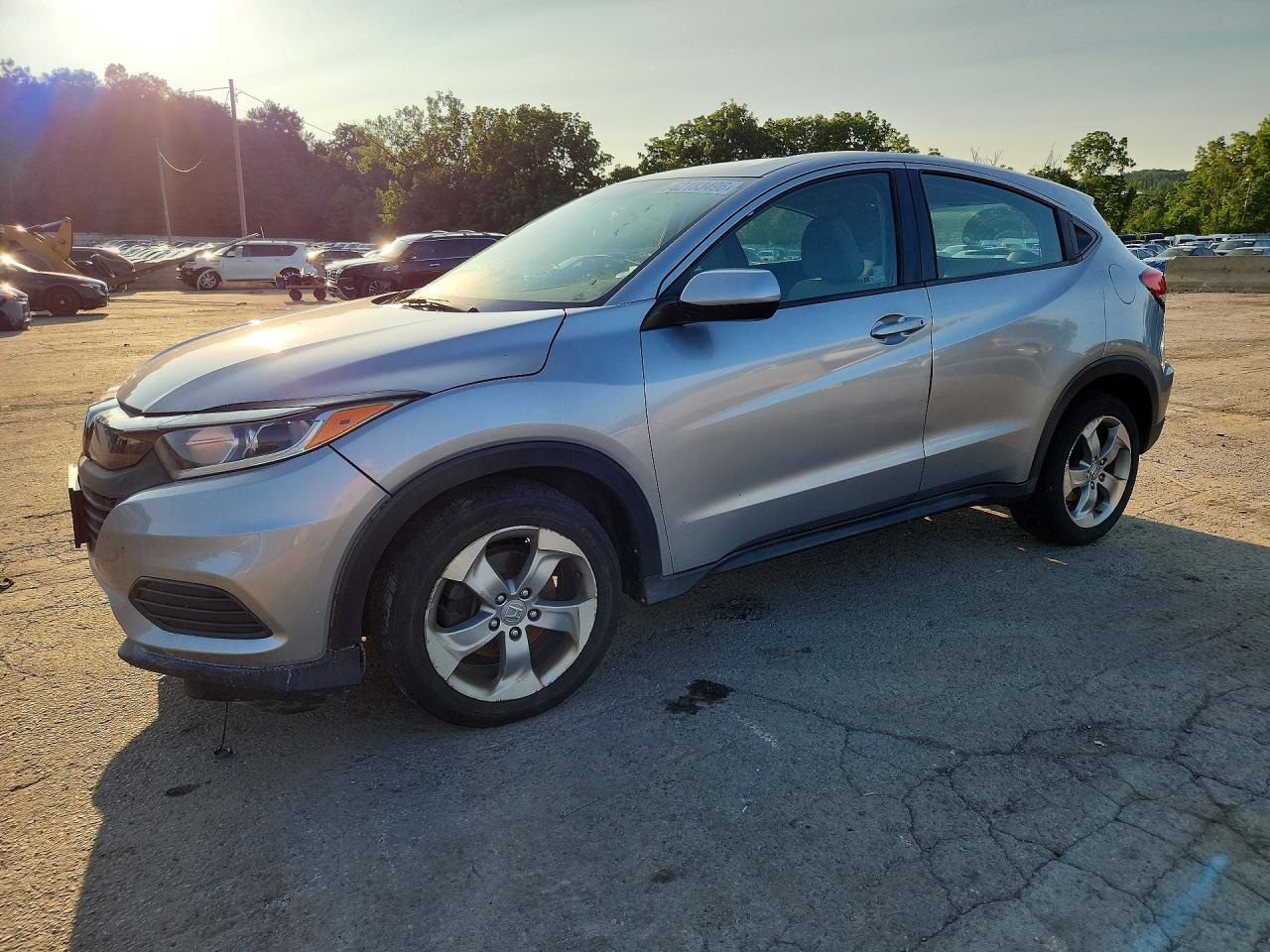 2019 Honda HR-V LX, VIN 3CZRU6H36KG710395 — Engine fire