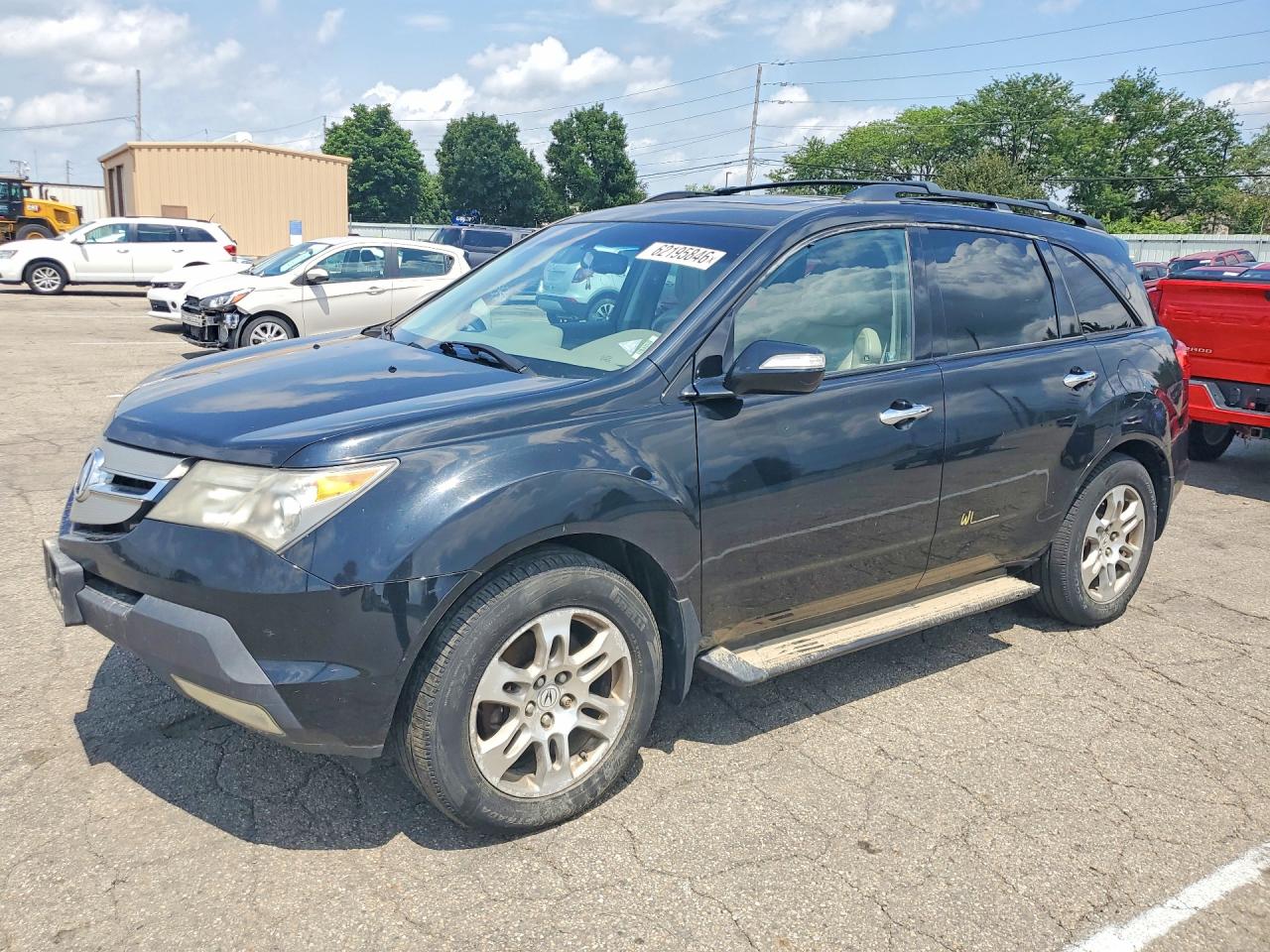 2009 Acura MDX Technology, VIN 2HNYD284X9H526519 — Water / flood