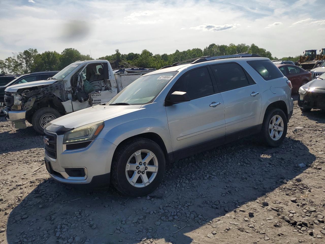 2015 GMC Acadia SLE, VIN 1GKKRNED8FJ229153 — Side