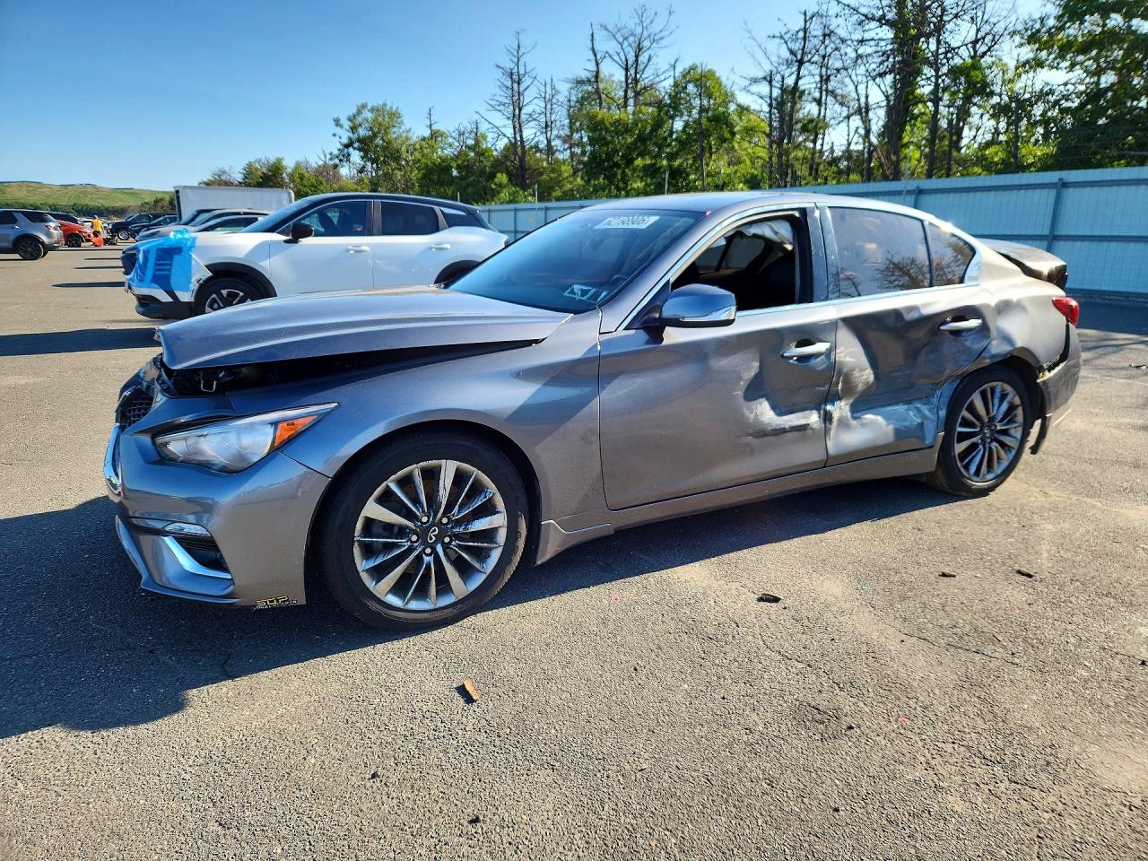 2020 Infiniti Q50 Luxe, VIN JN1EV7AR2LM255357 — Rear end