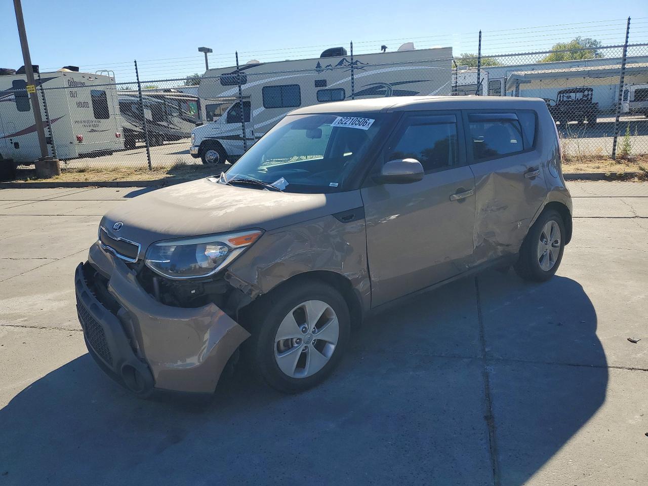 2014 Kia Soul, VIN KNDJN2A27E7100726 — Front end