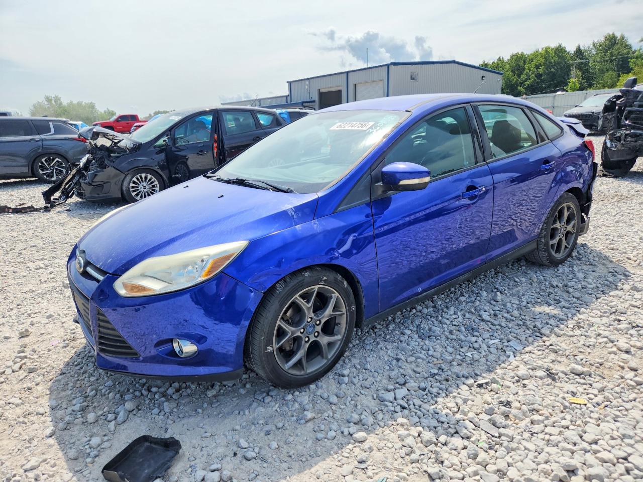 2013 Ford Focus SE, VIN 1FADP3F21DL284062 — Rear end