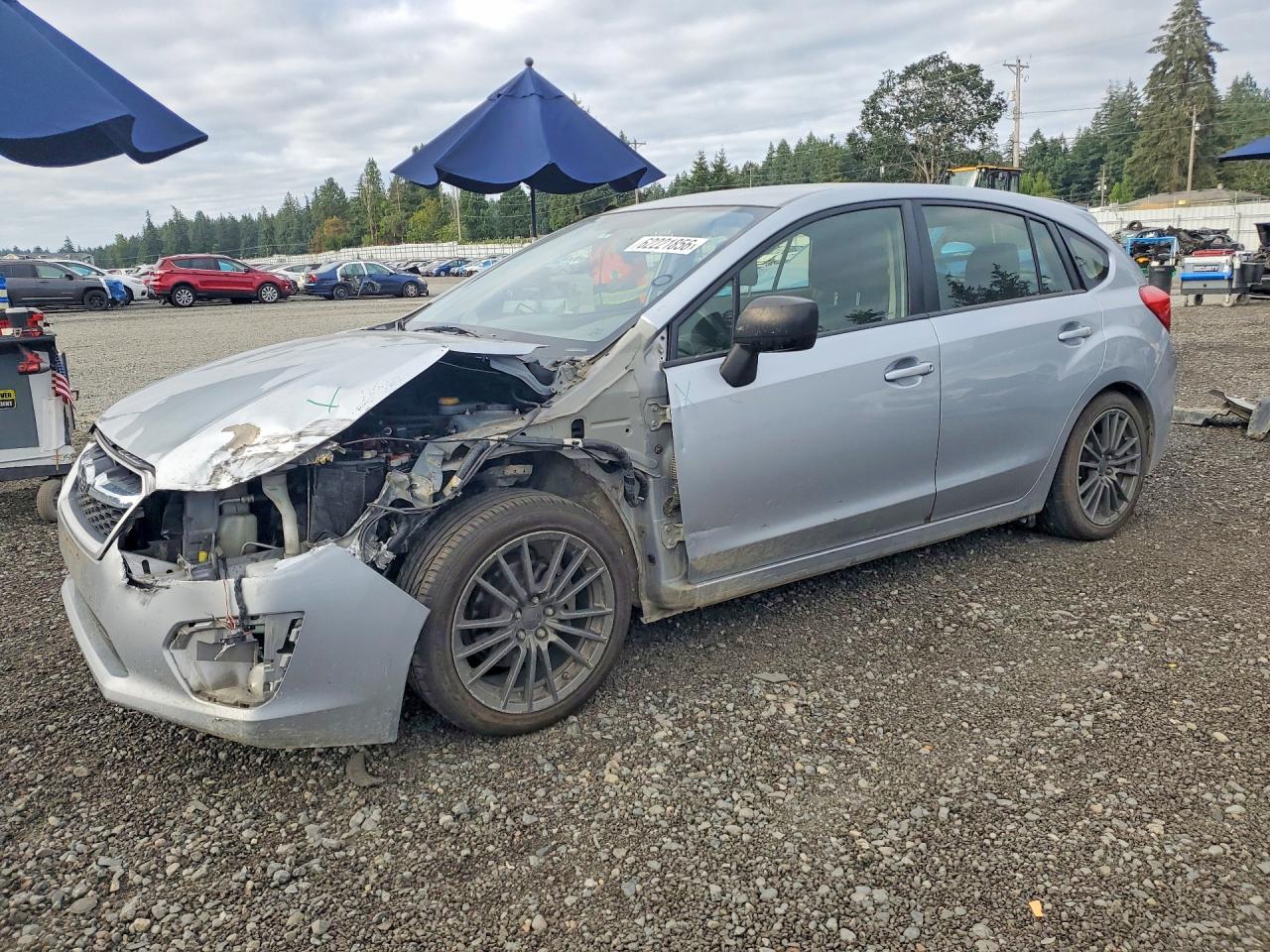 2013 Subaru Impreza 2.0i, VIN JF1GPAA69D1883850 — Front end