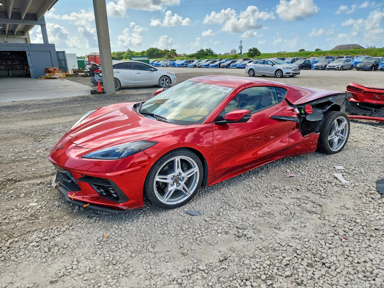 2022 Chevrolet Corvette 3LT, VIN 1G1YC2D41N5100873 — Rear end