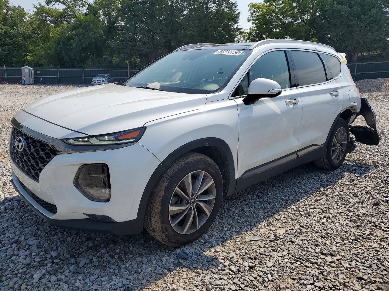 2020 Hyundai Santa Fe Limited, VIN 5NMS53AD3LH297833 — Зад