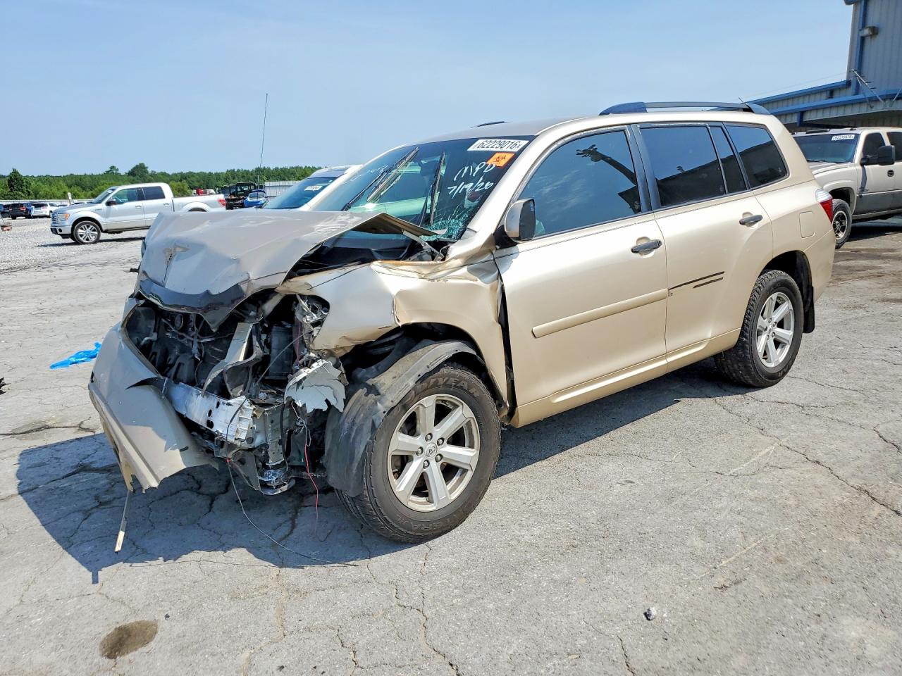 2008 Toyota Highlander, VIN JTEDS41A582011842 — Front end