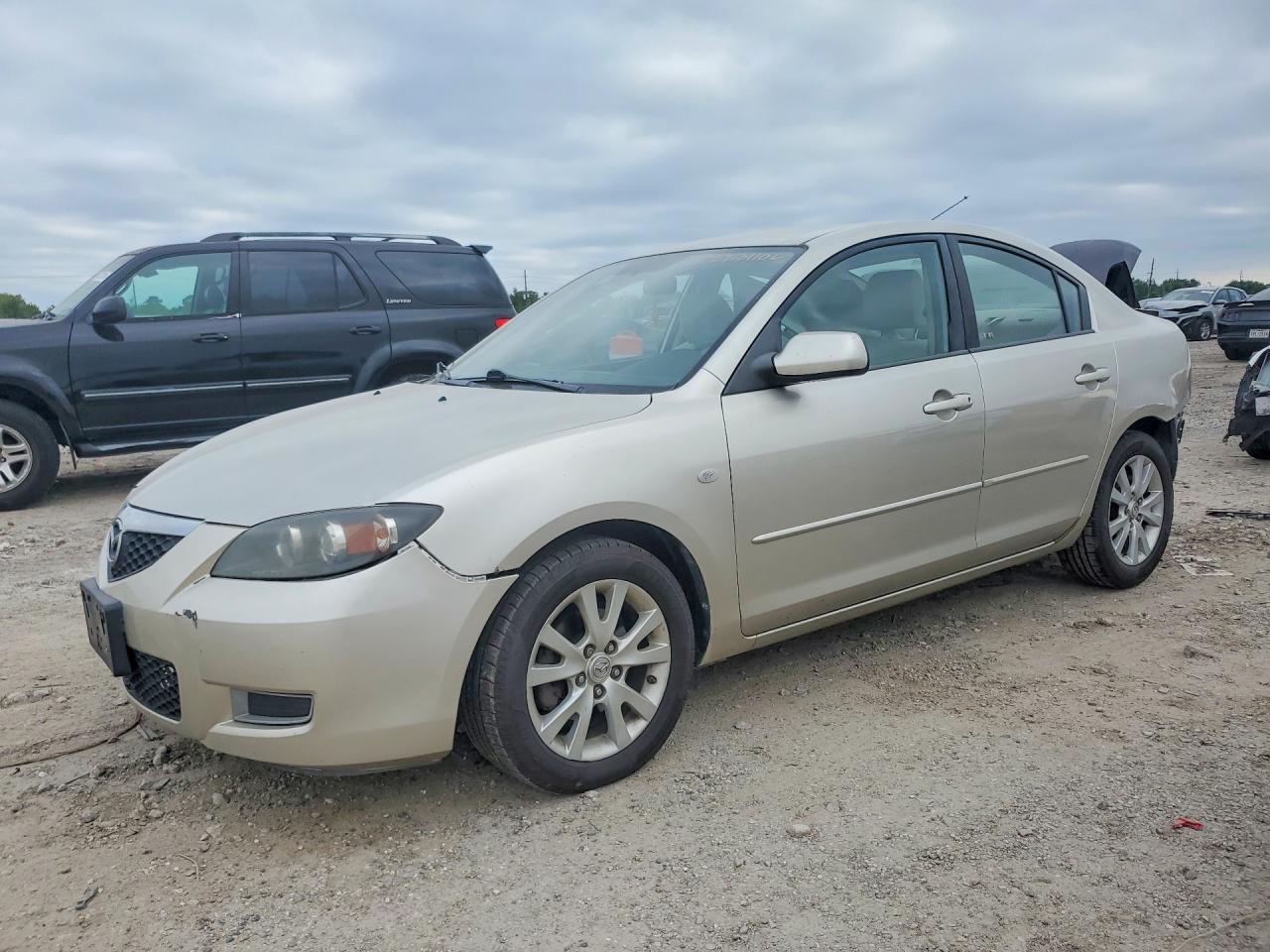 2008 Mazda 3 i Touring, VIN JM1BK12F481796235 — Rear end