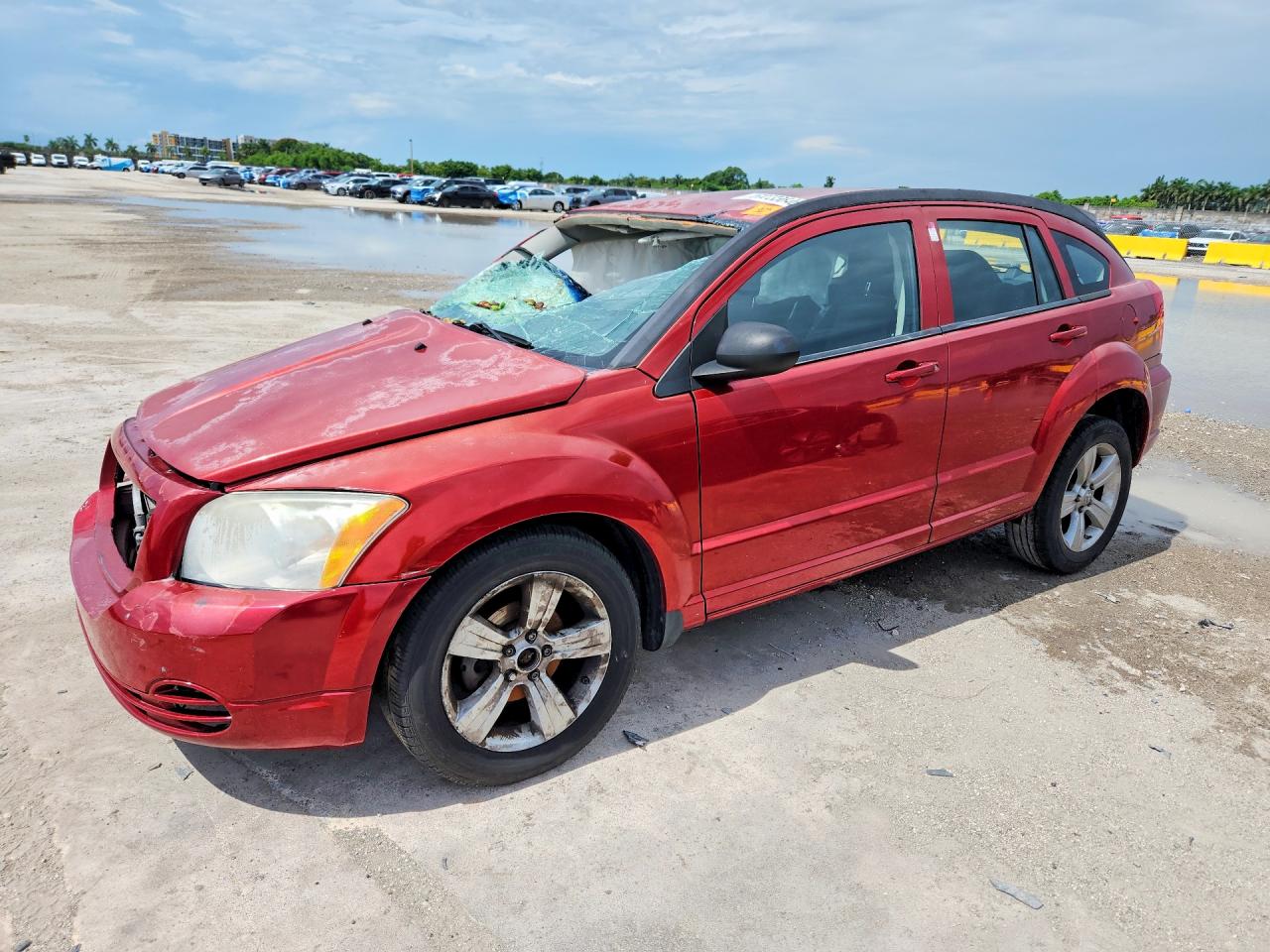 2010 Dodge Caliber SXT, VIN 1B3CB4HA6AD579468 — Front end