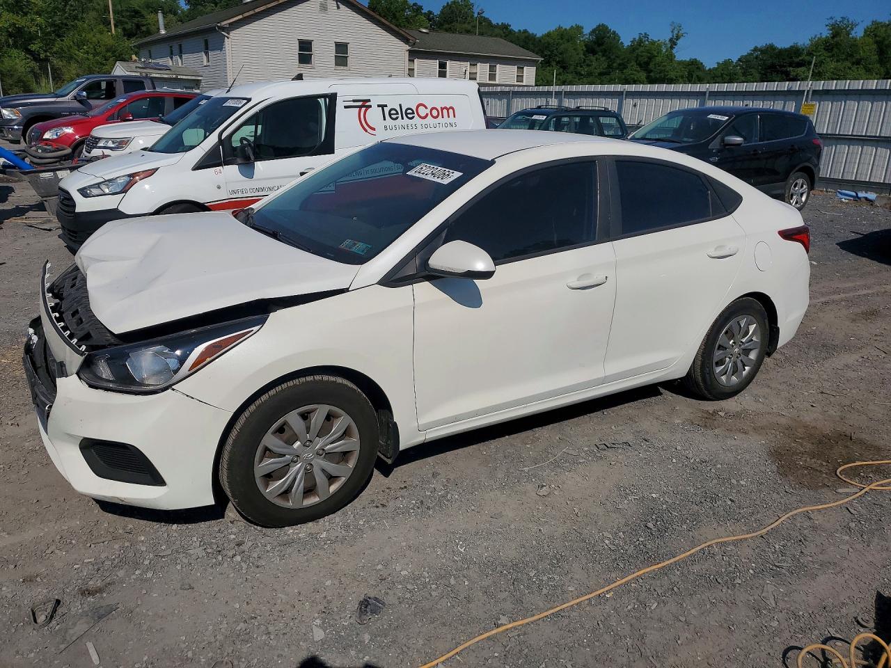 2018 Hyundai Accent SEL, VIN 3KPC24A37JE024215 — Front end
