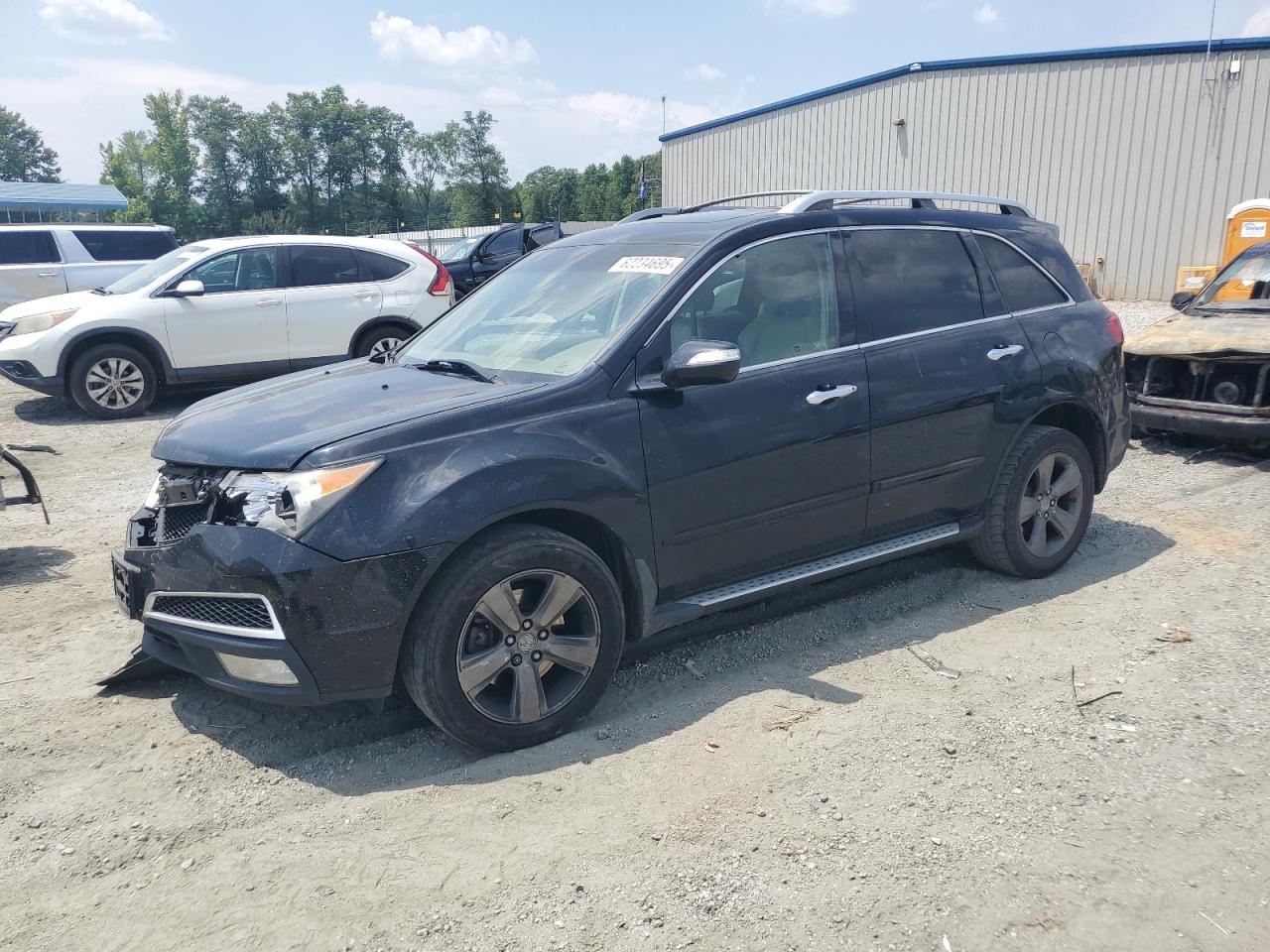 2012 Acura MDX Technology, VIN 2HNYD2H30CH531193 — Front end