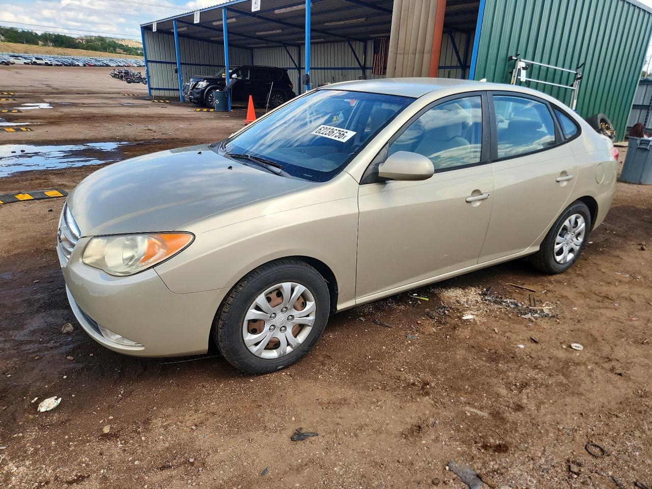 2010 Hyundai Elantra GLS, VIN KMHDU4AD3AU918927 — Front end