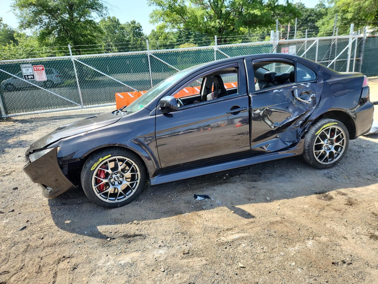 2014 Mitsubishi Lancer Evolution MR, VIN JA32W5FV2EU017713 — All over