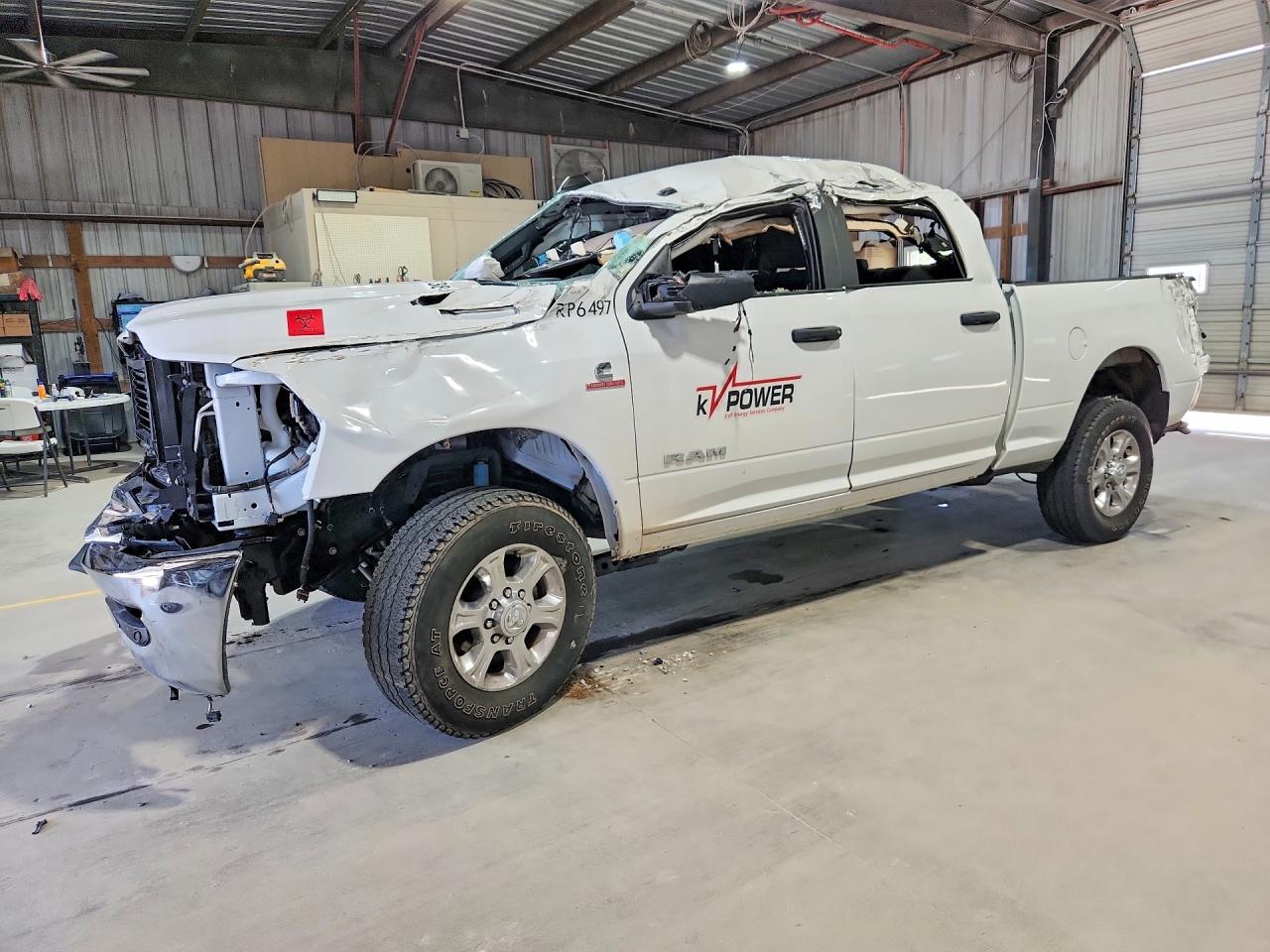 2025 Ram 2500 Lone Star, VIN 3C63R5DL5SG576497 — Опрокидывание