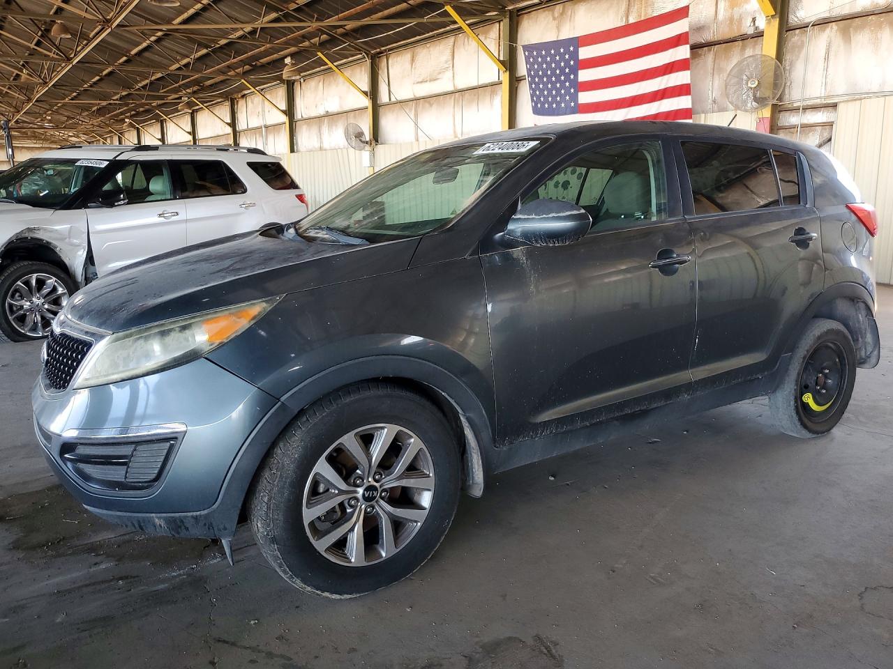 2014 Kia Sportage LX, VIN KNDPB3AC1E7565178 — Front end