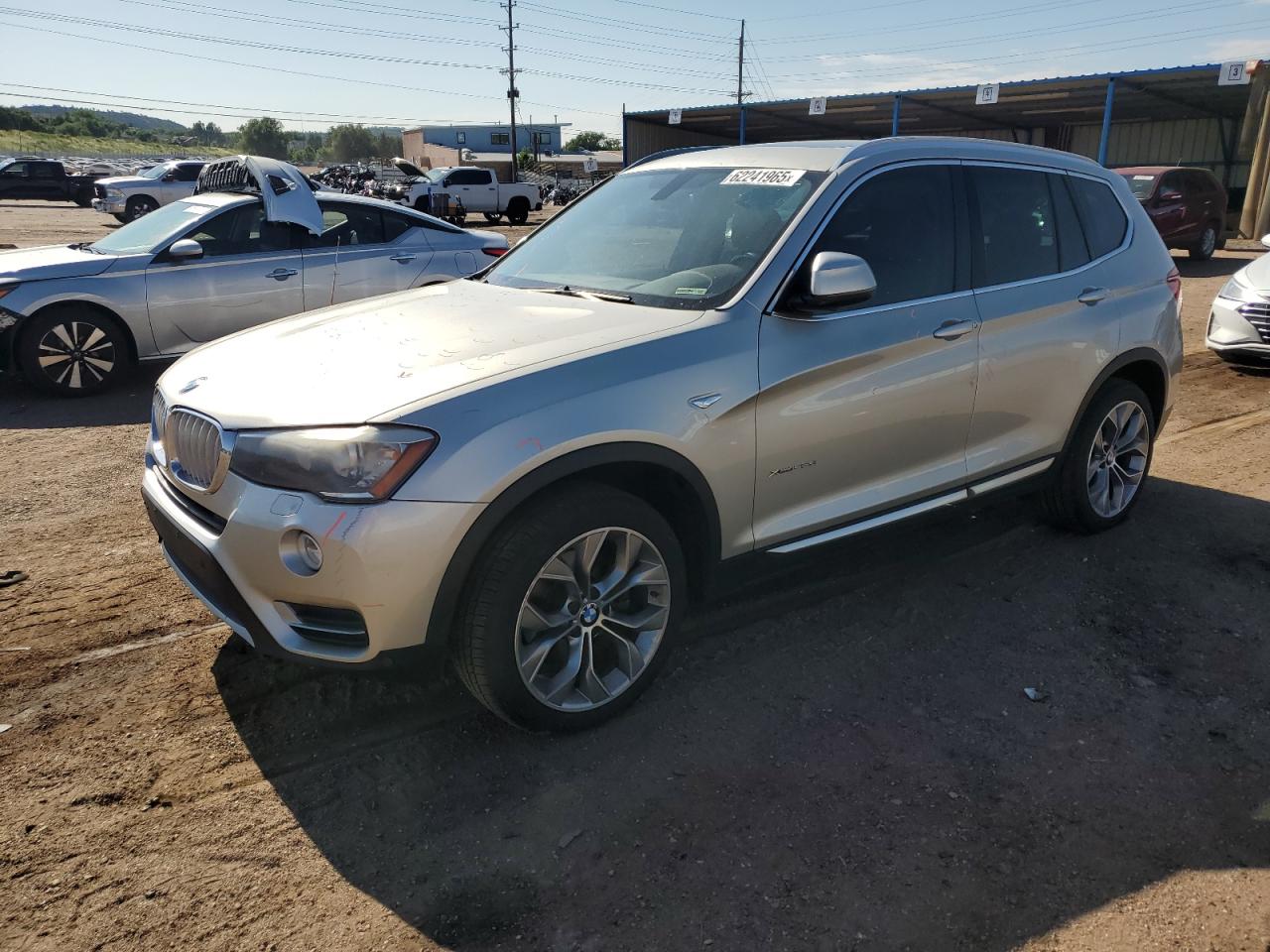 2016 BMW X3 xDrive28d, VIN 5UXWY3C5XG0N87733 — Hail