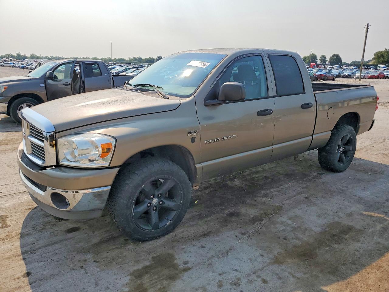 2007 Dodge 1500 SLT, VIN 1D7HU18237S190531 — Крыша