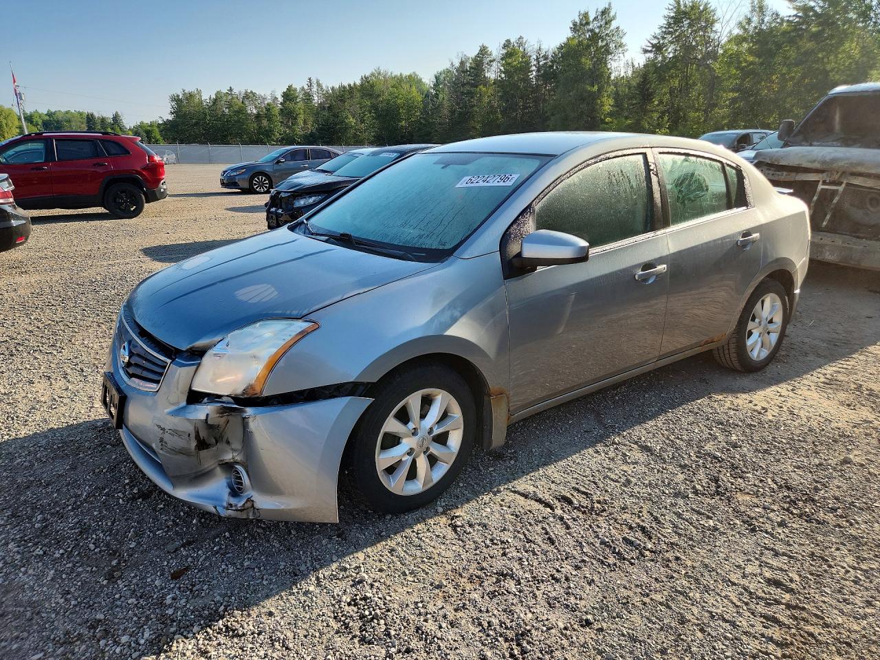 2012 Nissan Sentra S, VIN 3N1AB6AP1CL611906 — Front end
