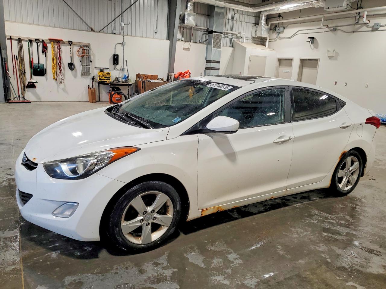 2012 Hyundai Elantra GLS, VIN 5NPDH4AE3CH088917 — Front end