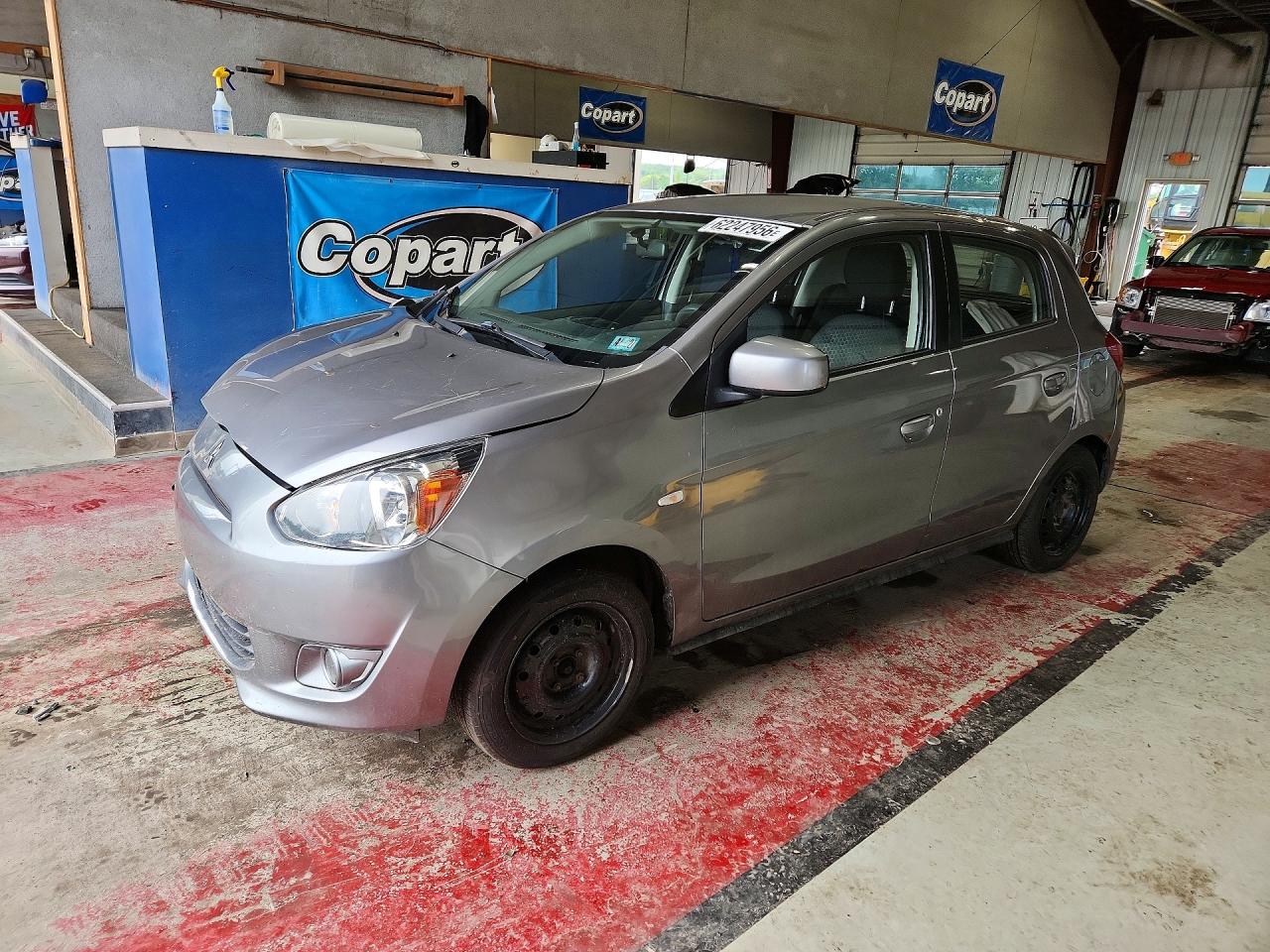 2015 Mitsubishi Mirage DE, VIN ML32A3HJ3FH046519 — Front end