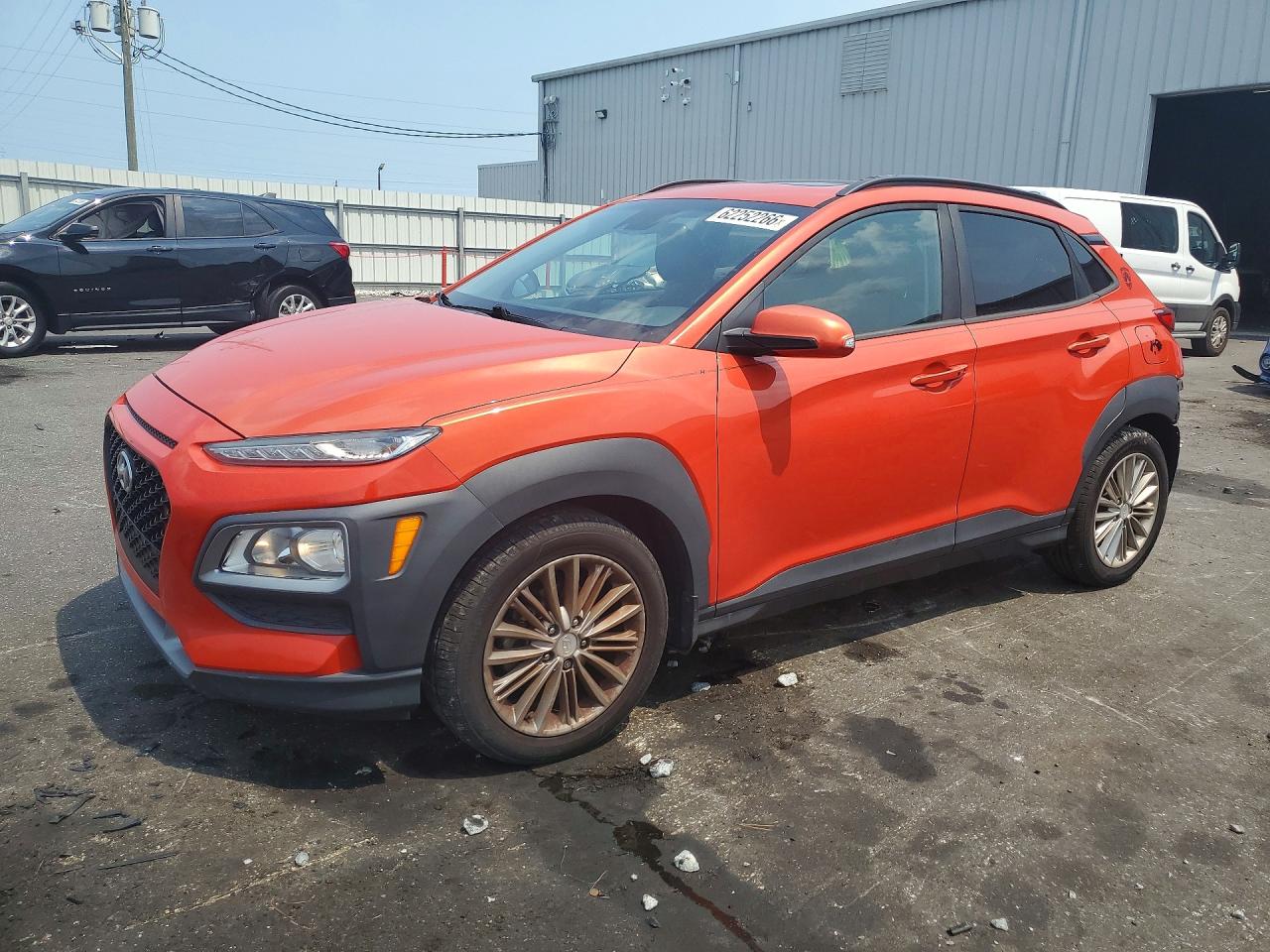 2019 Hyundai Kona SEL, VIN KM8K62AA5KU254627 — Rear end