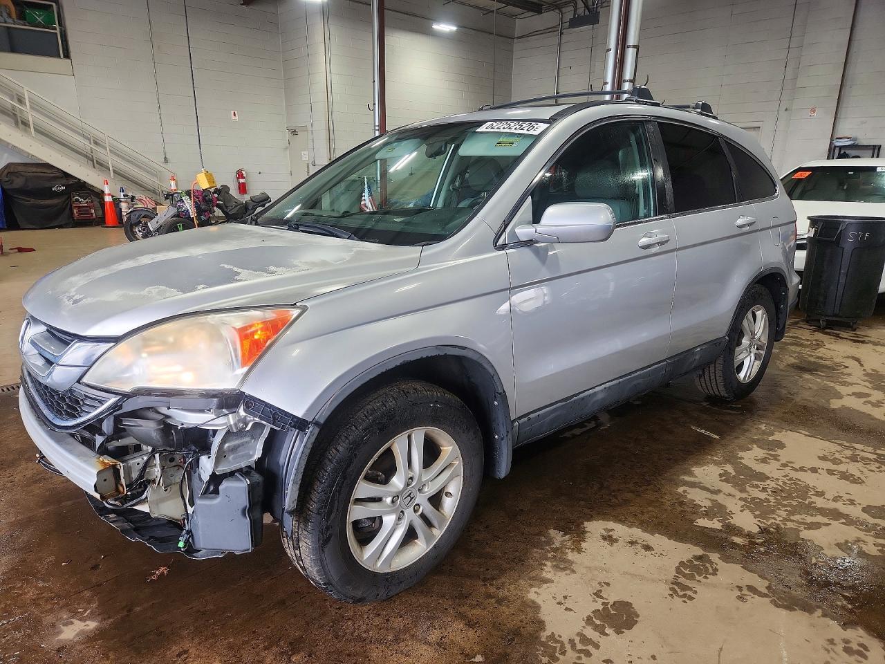 2010 Honda CR-V EX-L, VIN 5J6RE4H7XAL022633 — Front end