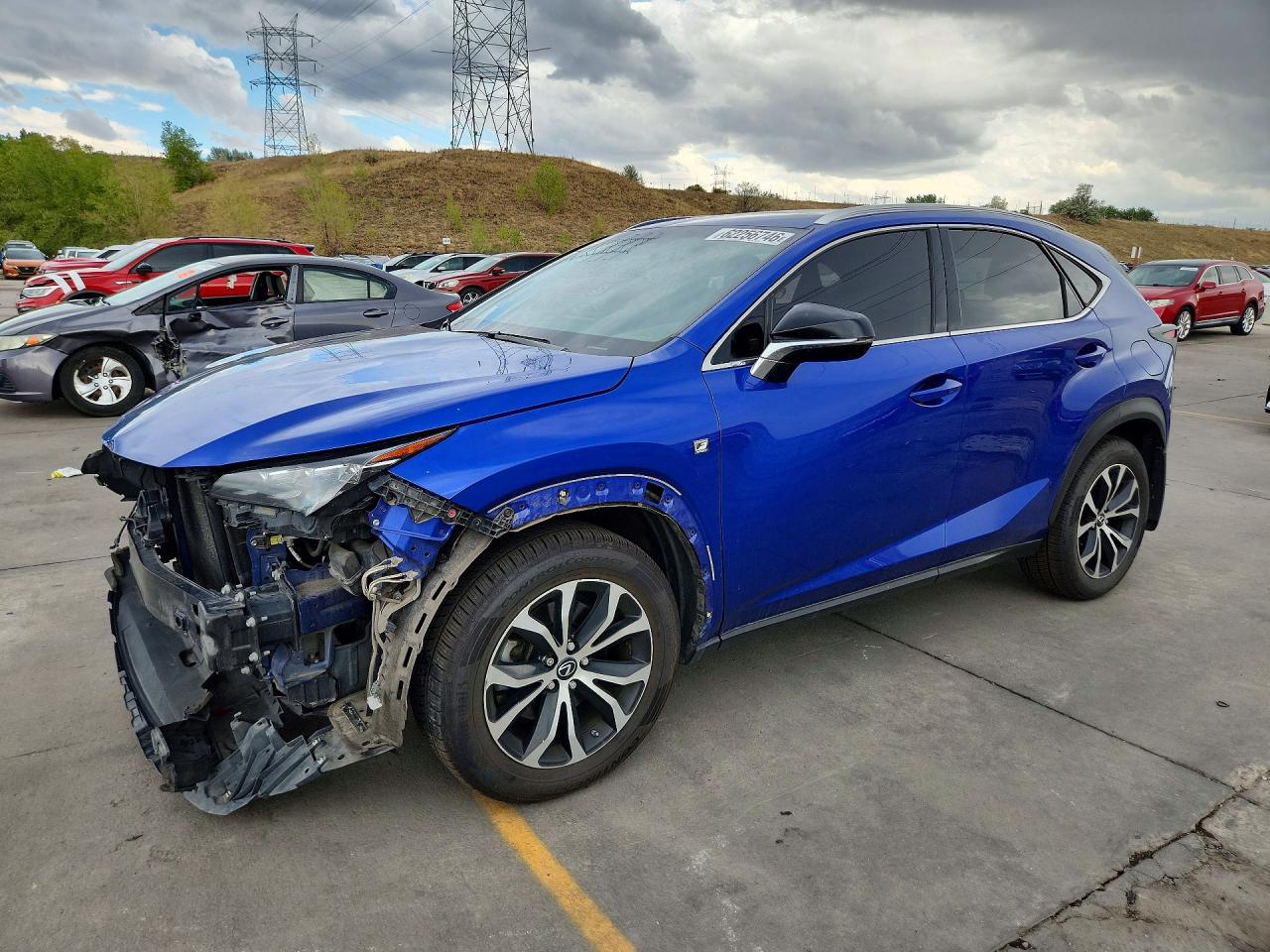 2015 Lexus NX 200t, VIN JTJBARBZ5F2038789 — Front end