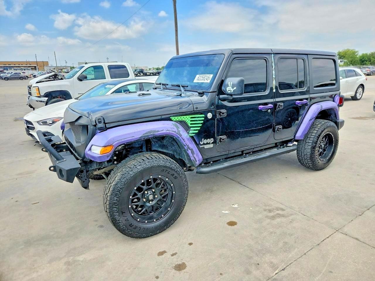 2020 Jeep Wrangler Unlimited Sport S, VIN 1C4HJXDG9LW241203 — Обычный износ
