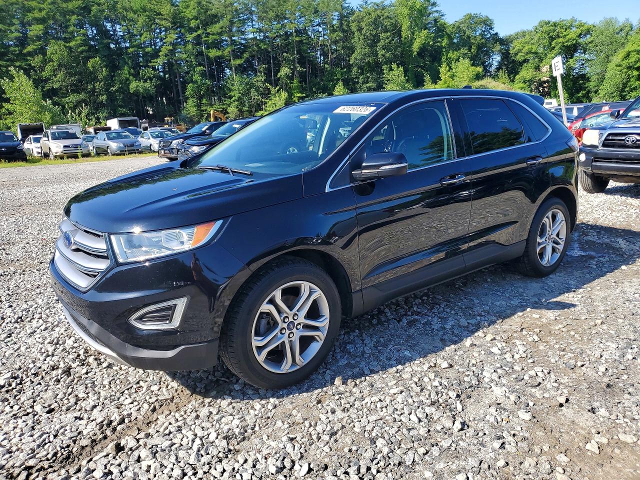 2018 Ford Edge Titanium, VIN 2FMPK3K91JBB06877 — Мелкие вмятины и царапины