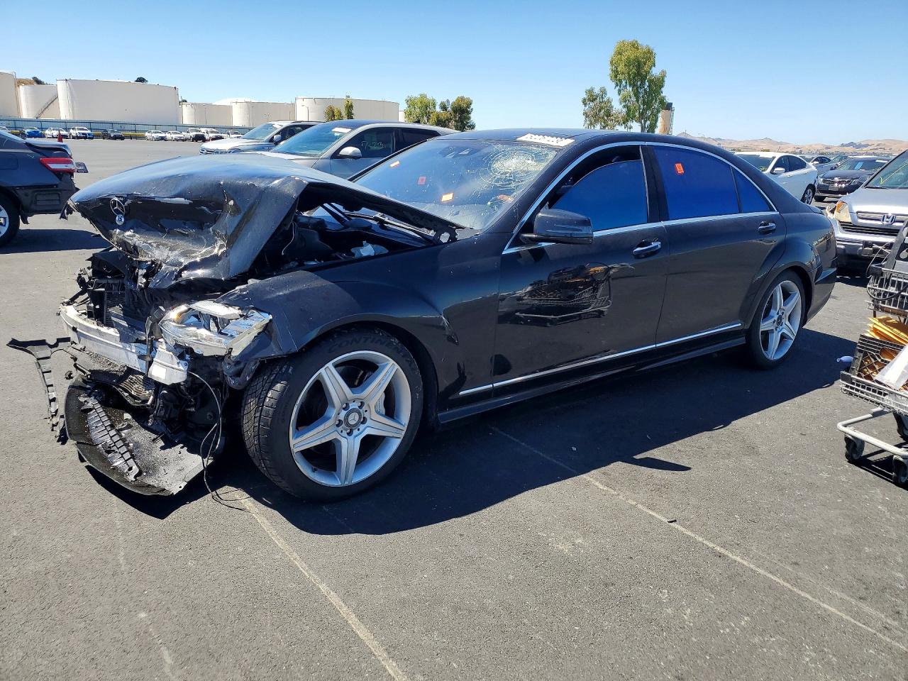 2010 Mercedes-Benz S 550, VIN WDDNG8GB5AA289482 — Front end
