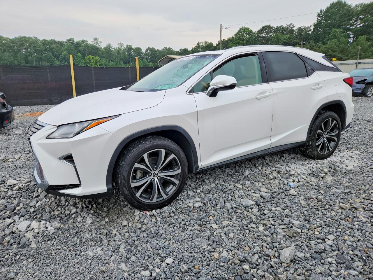 2017 Lexus RX 350, VIN 2T2ZZMCA0HC070958 — Вандализм