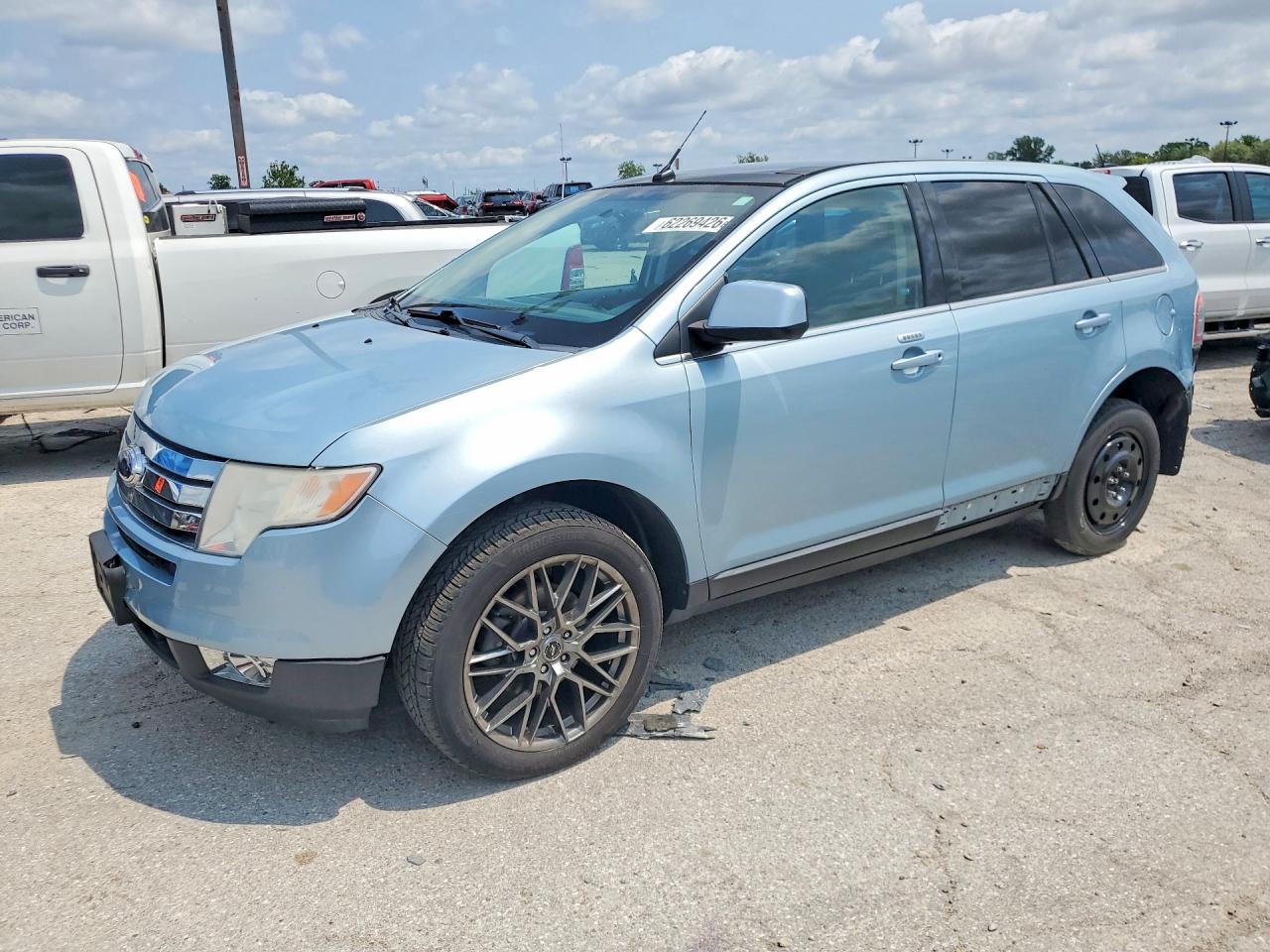2008 Ford Edge Limited, VIN 2FMDK49CX8BA86195 — Rear end