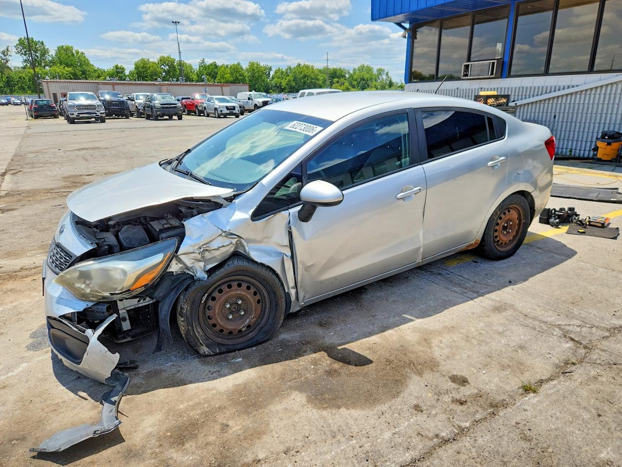 2012 Kia Rio LX, VIN KNADM4A32C6085010 — Front end