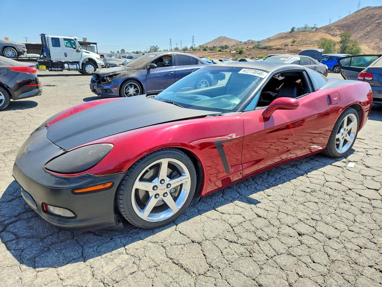 2005 Chevrolet Corvette, VIN 1G1YY22U455135105 — Rear end