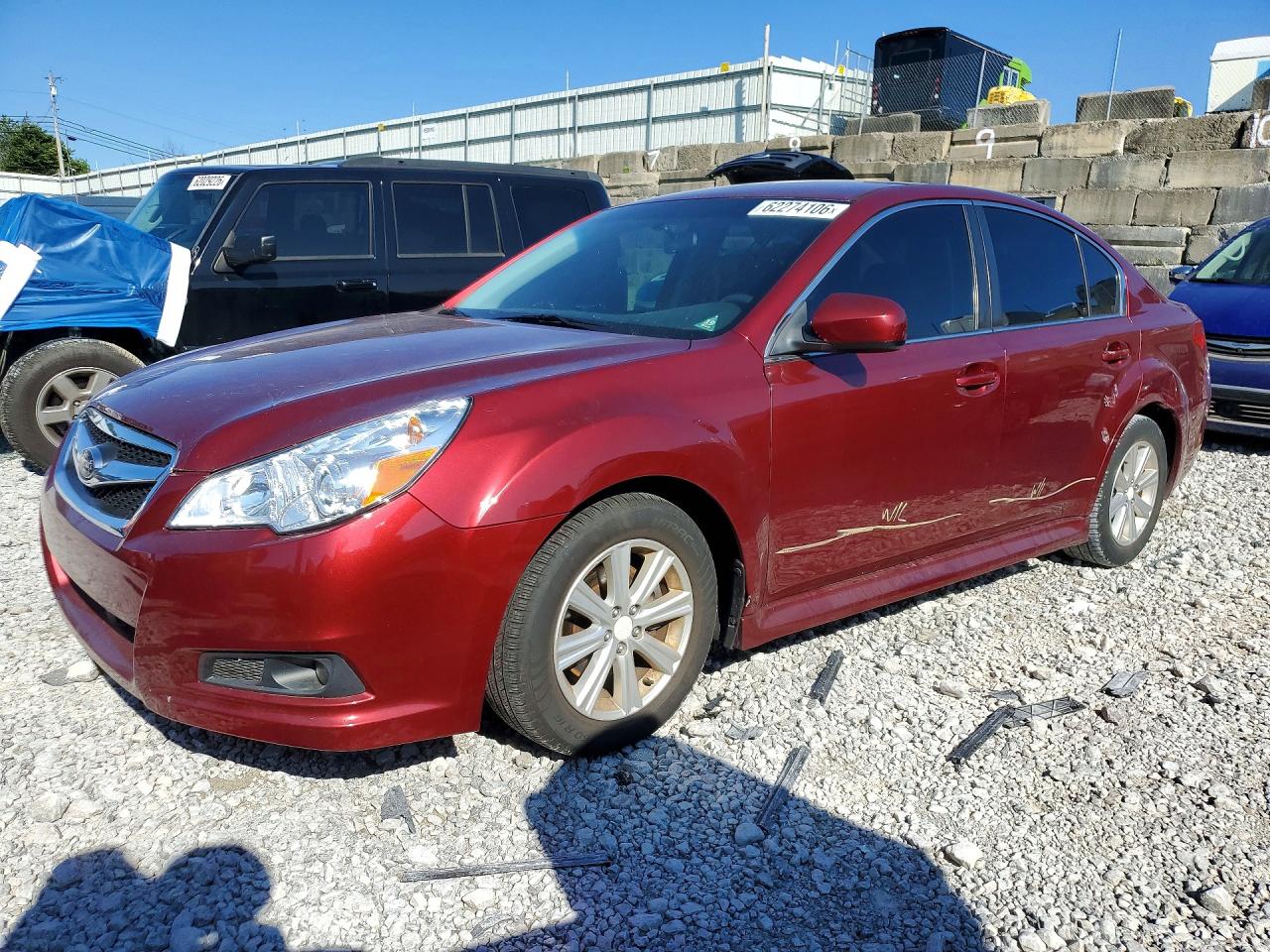 2012 Subaru Legacy 2.5i, VIN 4S3BMCA68C3033865 — Water / flood