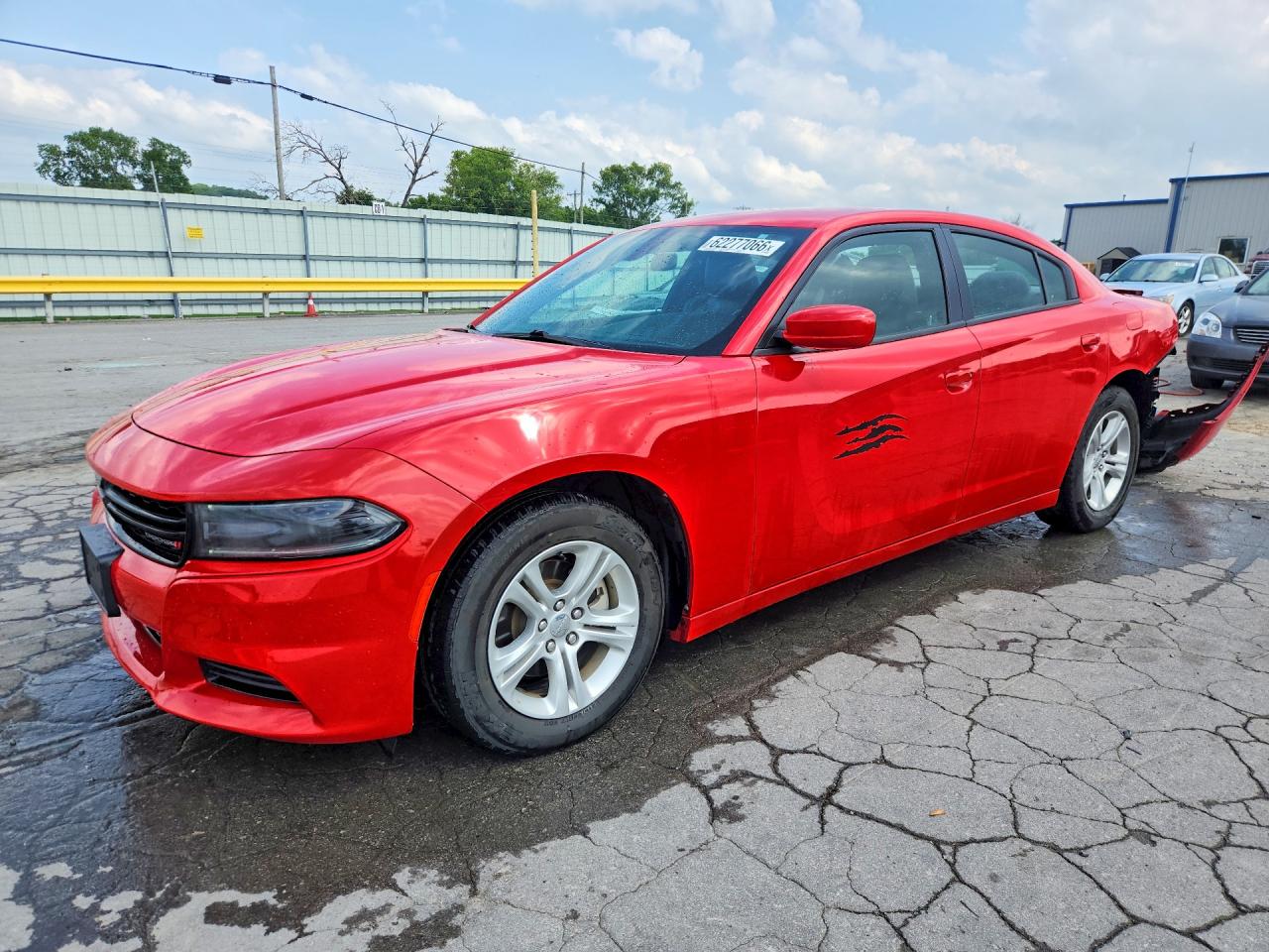 2021 Dodge Charger SXT, VIN 2C3CDXBG2MH646750 — Rear end