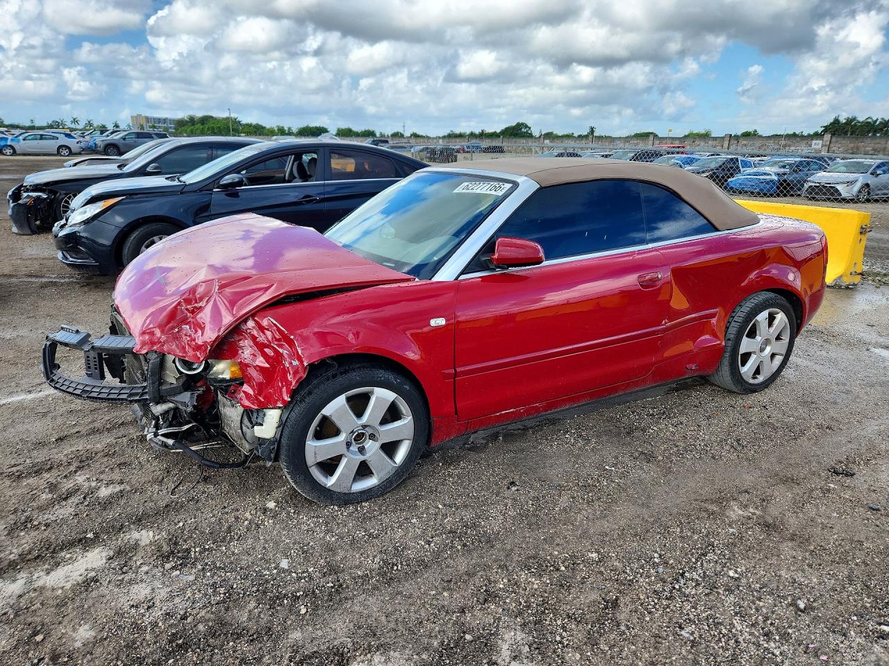 2004 Audi A4 1.8T, VIN WAUAC48H94K015052 — Front end