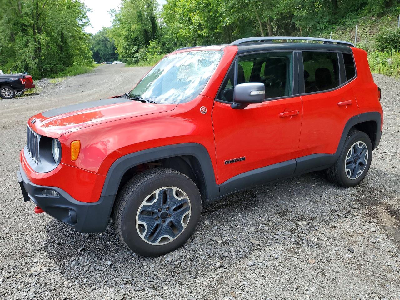 2015 Jeep Renegade Trailhawk, VIN ZACCJBCT4FPB27476 — Roof
