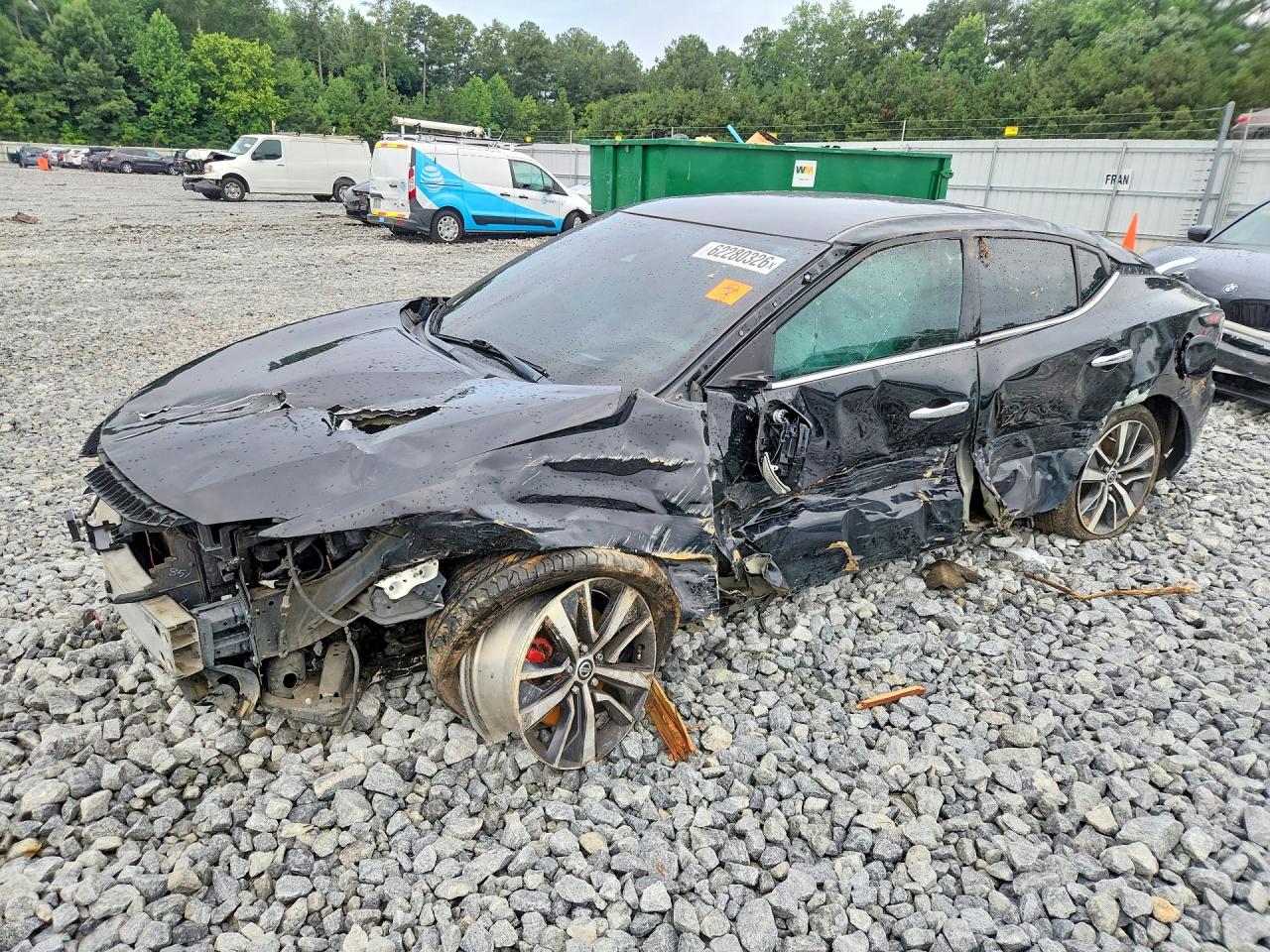 2020 Nissan Maxima SV, VIN 1N4AA6CV0LC361796 — Rollover
