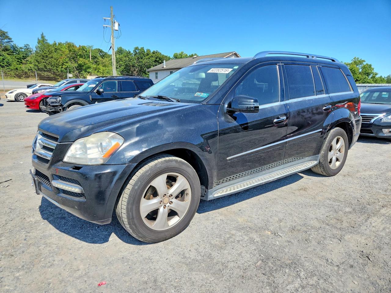 2012 Mercedes-Benz GL 450, VIN 4JGBF7BEXCA793939 — Rear end