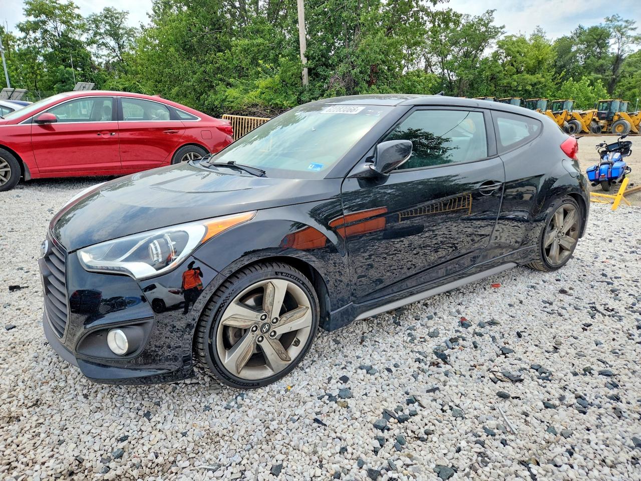 2013 Hyundai Veloster Turbo, VIN KMHTC6AE8DU126117 — Minor dents and scratches