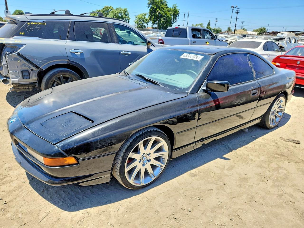 1991 BMW 8 Series, VIN WBAEG1319MCB42394 — Minor dents and scratches
